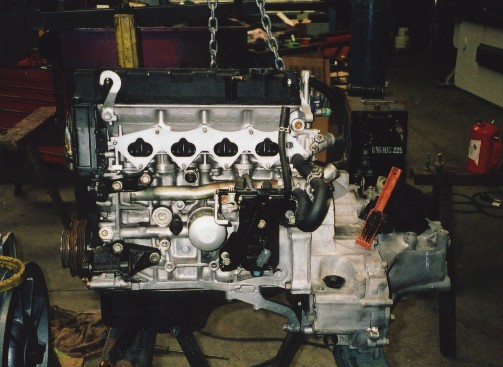 Hondata heatshield on second generation B16A